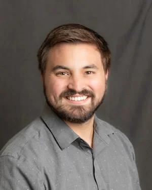 Headshot With Gray Background